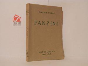 Panzini. Saggio critico - Gabriele Baldini - copertina