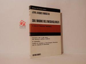 Discorso sull'origine e i fondamenti dell'ineguaglianza tra gli uomini - Jean-Jacques Rousseau - copertina