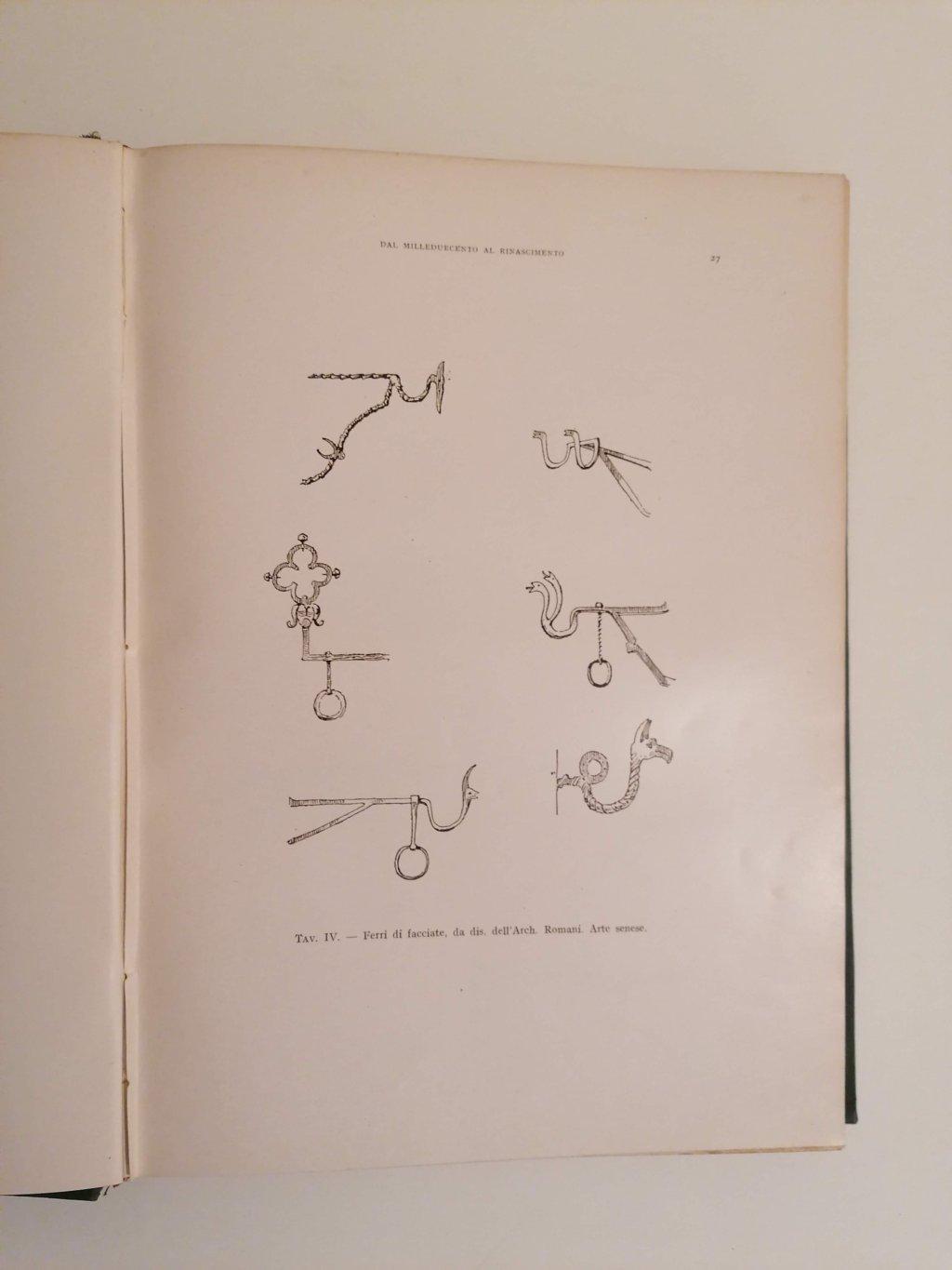 Il ferro nell'arte italiana: centocinquanta tavole, riproduzioni in parte inedite di 338 soggetti del Medio Evo, del Rinascimento, del periodo barocco e neo-classico