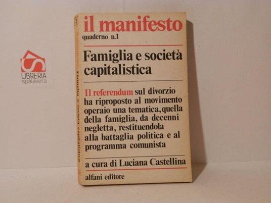 Famiglia e società capitalistica - Luciana Castellina - copertina