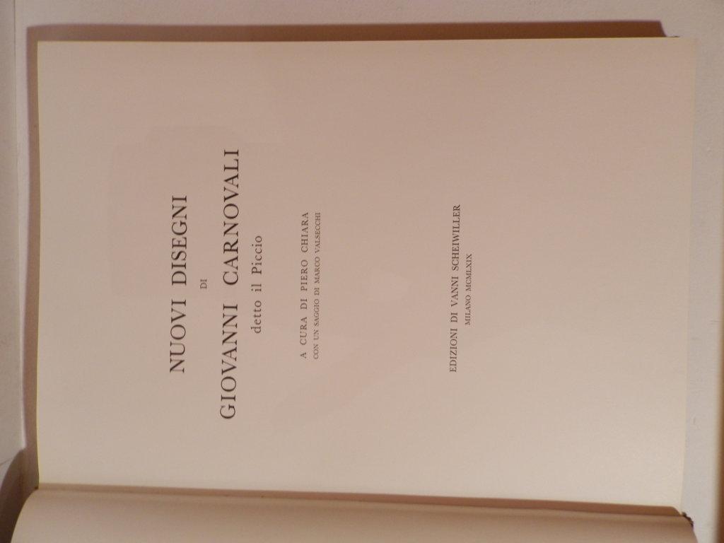 Nuovi disegni di Giovanni Carnovali detto il Piccio