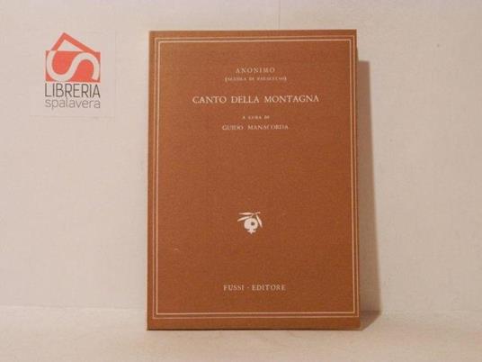 Canto della montagna - copertina