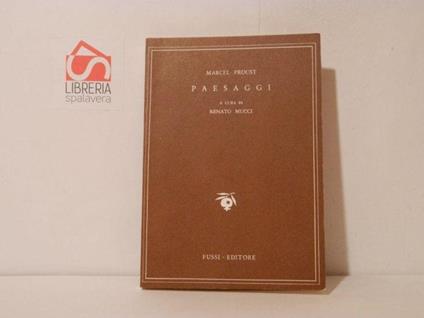 Paesaggi - Marcel Proust - copertina