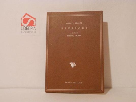 Paesaggi - Marcel Proust - copertina