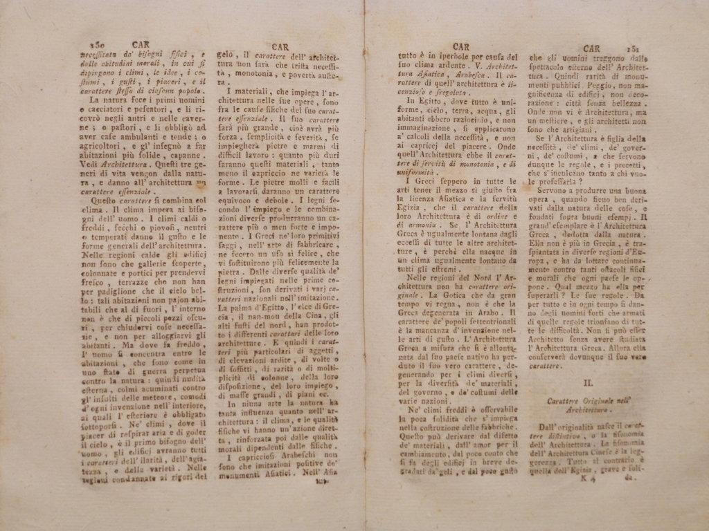 Dizionario delle belle arti del disegno. Estratto in gran parte dalla enciclopedia metodica da Francesco Milizia