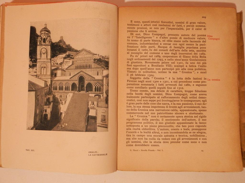La novella fronda. Manuale storico della letteratura e dell'arte italiana, con gli esempi e le tavole fuori testo