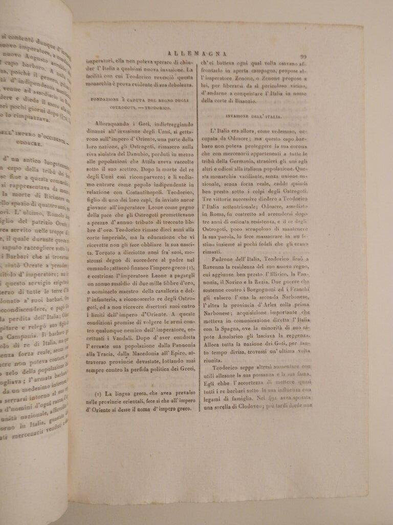 Allemagna di Filippo Le Bas. Prima versione italiana