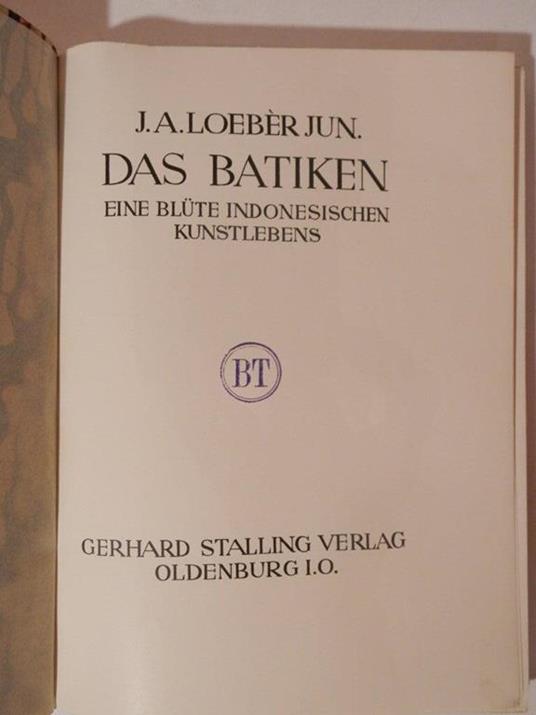 Das Batiken eine blute indonesischen kunstlebens - 2