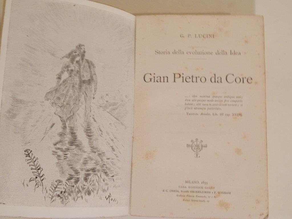 Storia della evoluzione della Idea. Gian Pietro da Core