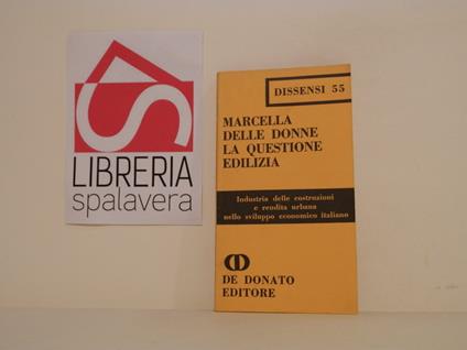 La questione edilizia - Marcella Delle Donne - copertina