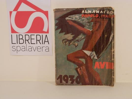 Almanacco enciclopedico del popolo d'Italia. 1930 (anno 9, 8. e. f.) - copertina