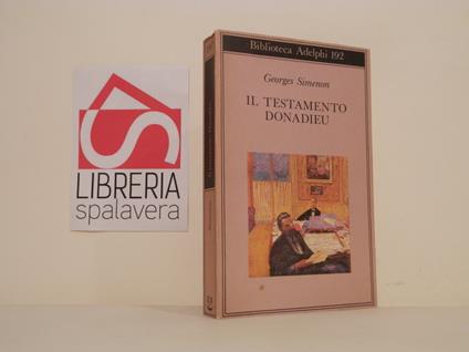 Il testamento Donadieu - Georges Simenon - copertina