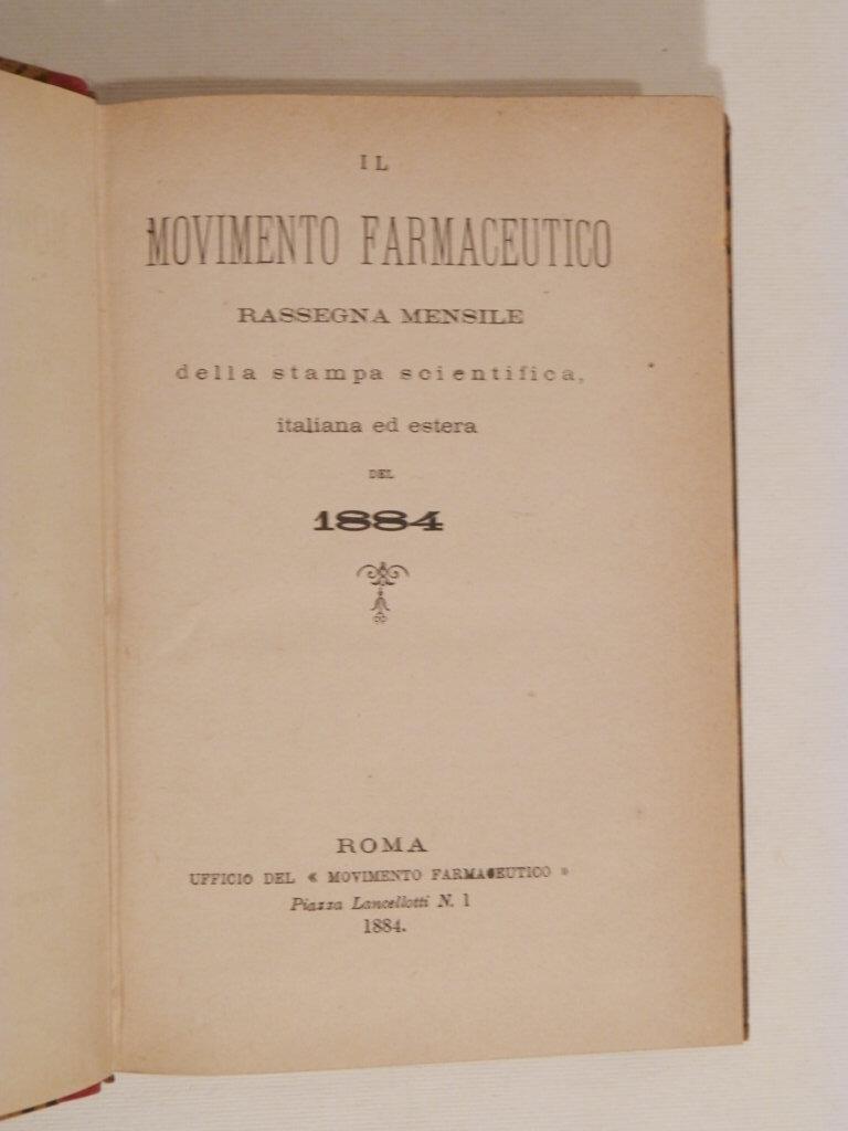 Il movimento farmaceutico