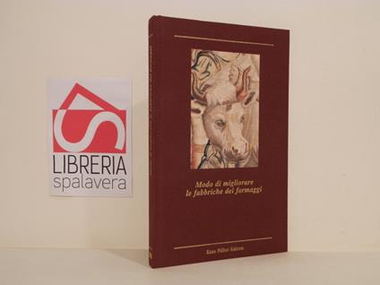 Modo di migliorare le fabbriche dei formaggi - Giovanni Ferrari - copertina