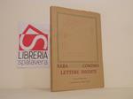 Saba, Svevo, Comisso. Lettere inedite