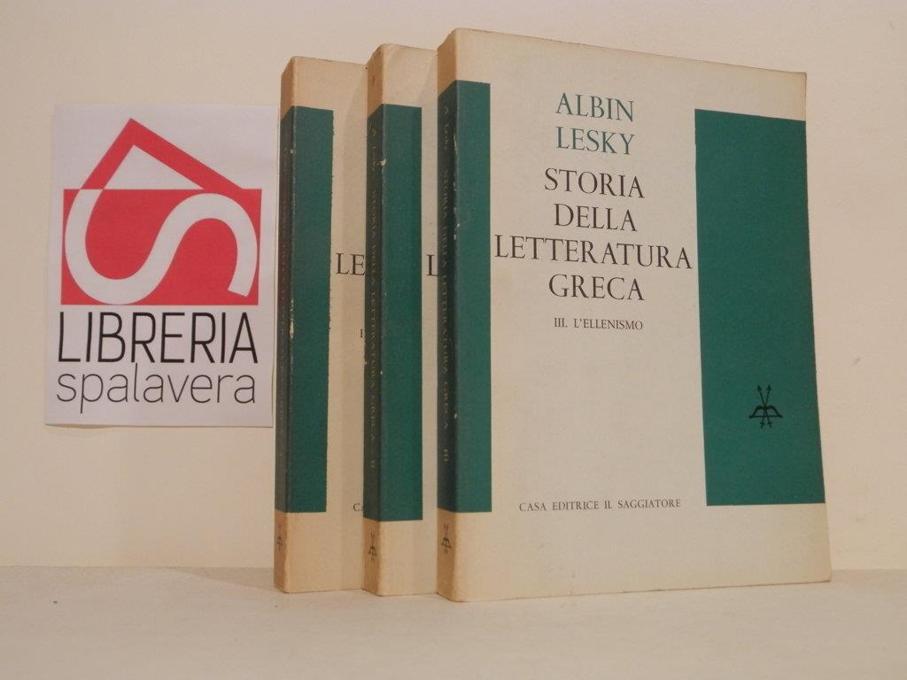 Storia della letteratura greca. 3 volumi
