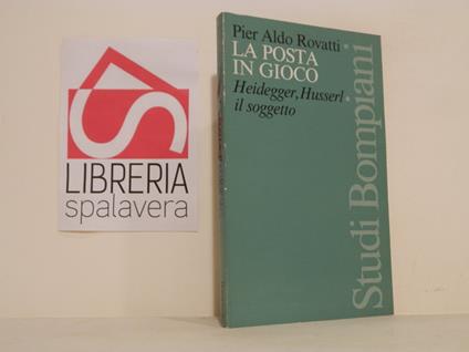 La posta in gioco - Pier Aldo Rovatti - copertina
