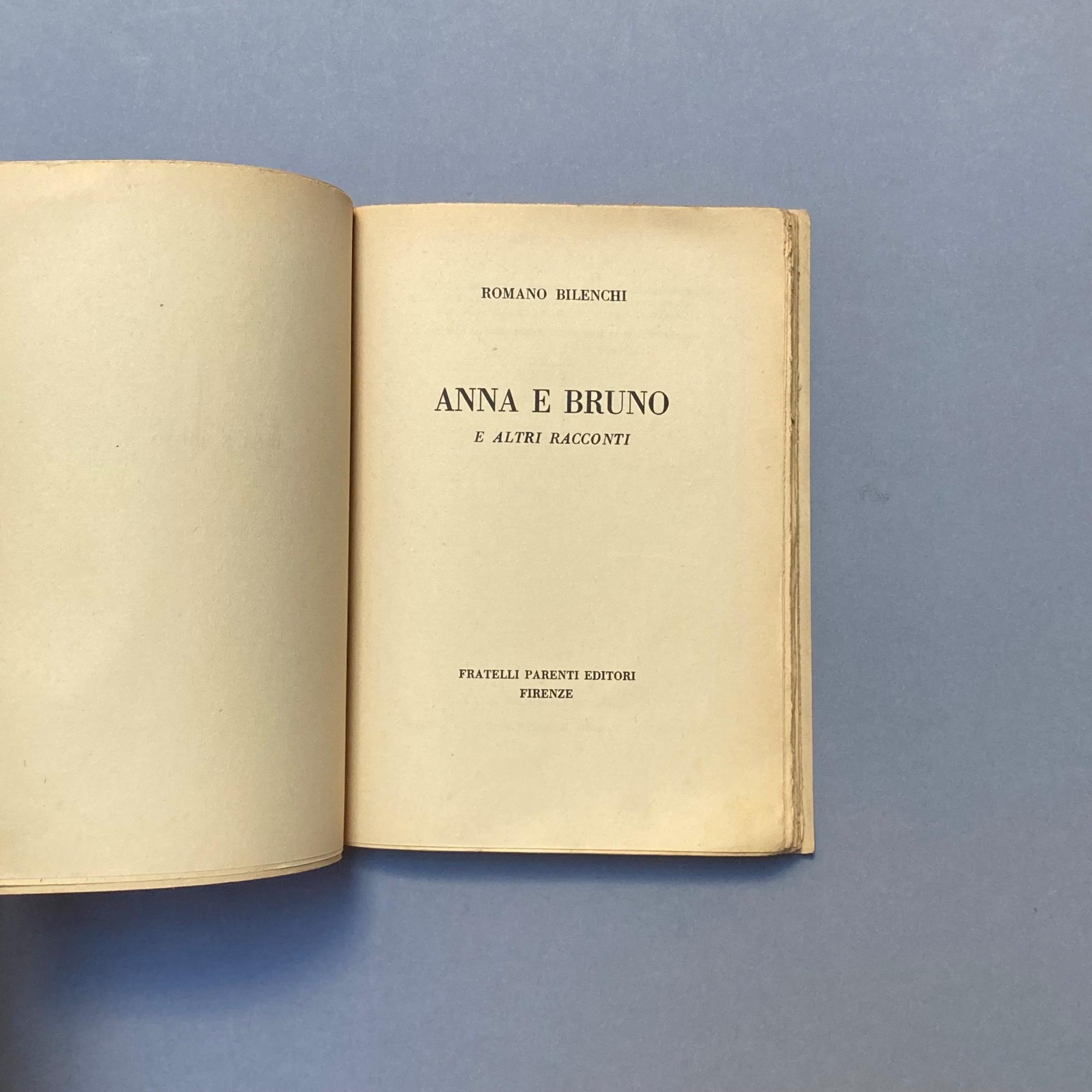 Anna e Bruno e altri racconti