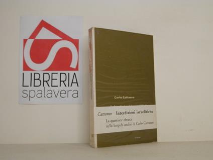 Interdizioni israelitiche - Carlo Cattaneo - copertina