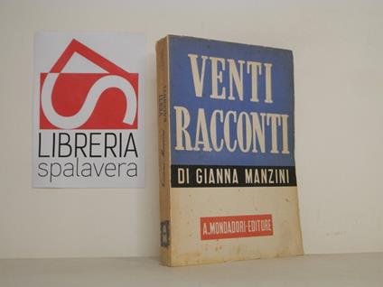 Venti racconti - Gianna Manzini - copertina