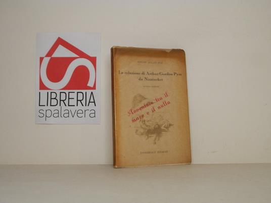 La relazione di Arthur Gordon Pym da Nantucket - Edgar Allan Poe - copertina