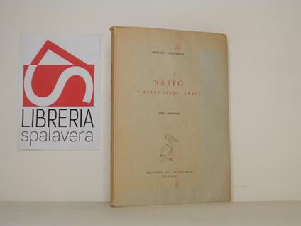 Saffo e altri lirici greci - copertina