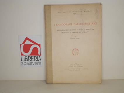 I sarcofago paleocristiani - Giuseppe Bovini - copertina