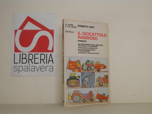 Il giocattolo rabbioso - Roberto Arlt - copertina