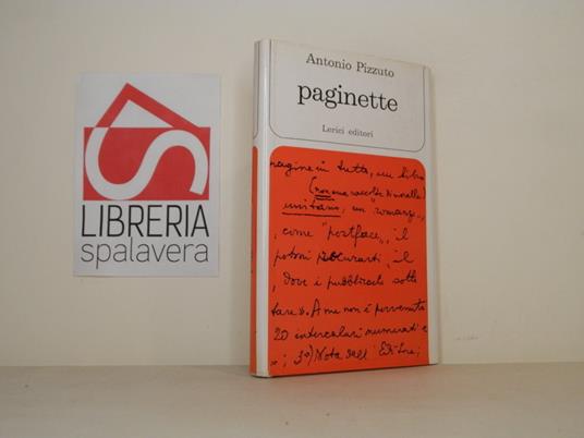 Paginette - Antonio Pizzuto - copertina
