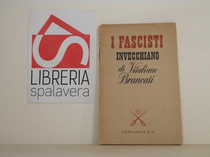 I fascisti invecchiano - Vitaliano Brancati - copertina