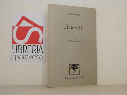 Arsenico - Goffredo Parise - copertina