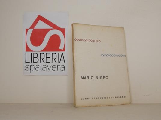 Mario Nigro - copertina