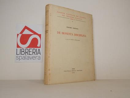 De Honesta Disciplina - copertina