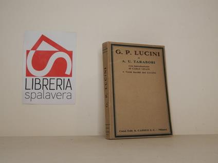 Gian Pietro Lucini - copertina