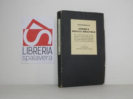 Storia degli oracoli - copertina