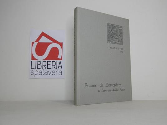 Il lamento della pace - Erasmo da Rotterdam - copertina