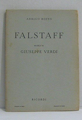 Falstaff (musica di giuseppe verdi) - Arrigo Boito - copertina