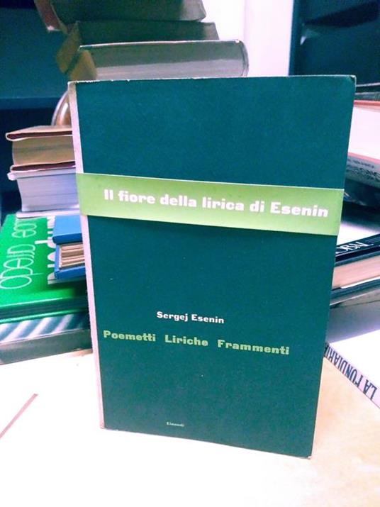 Poemetti liriche frammenti einaudi sergej esenin 1961 - Sergej Esenin - copertina