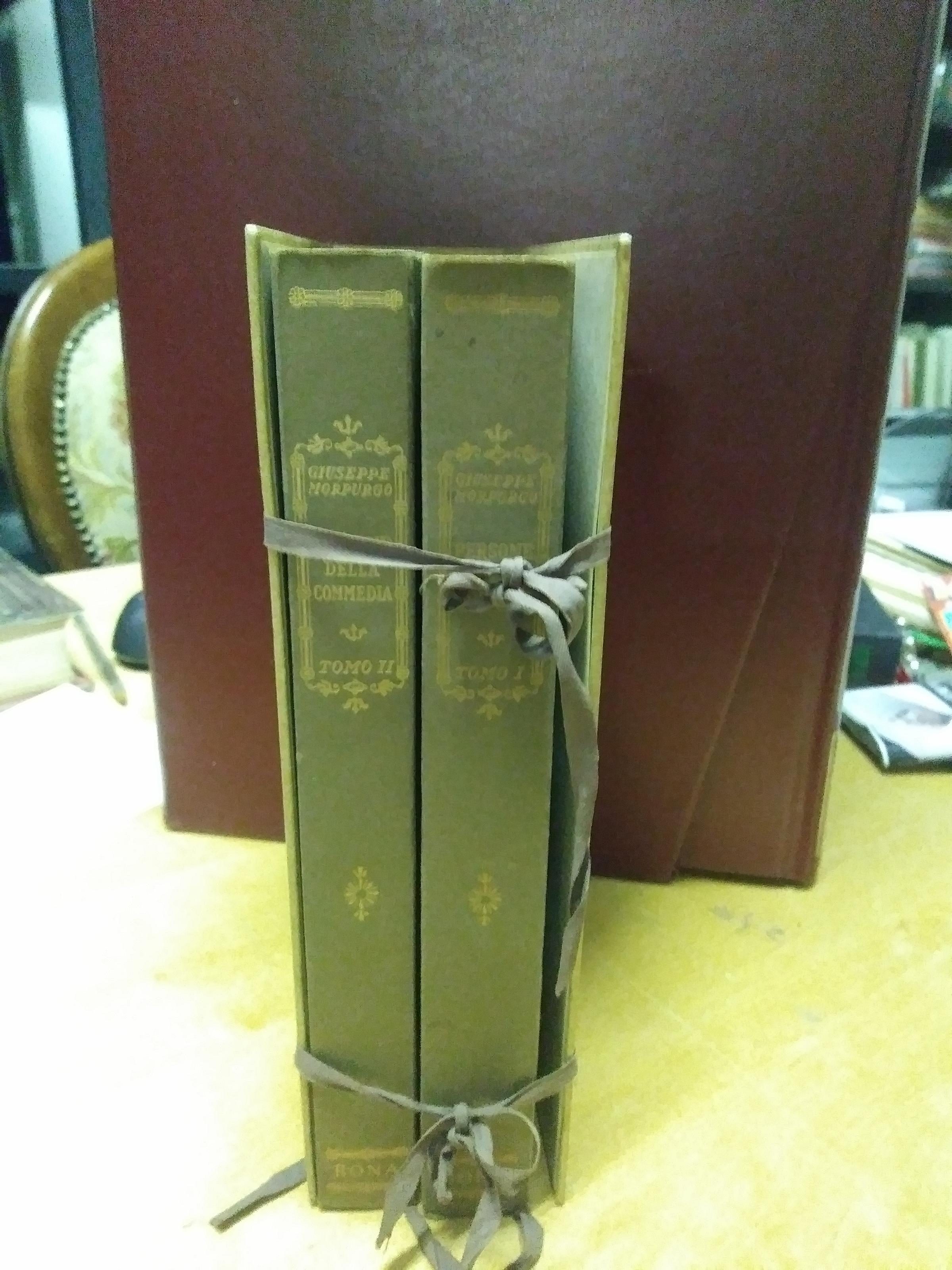 Persone della commedia giuseppe morpurgo 2 tomi