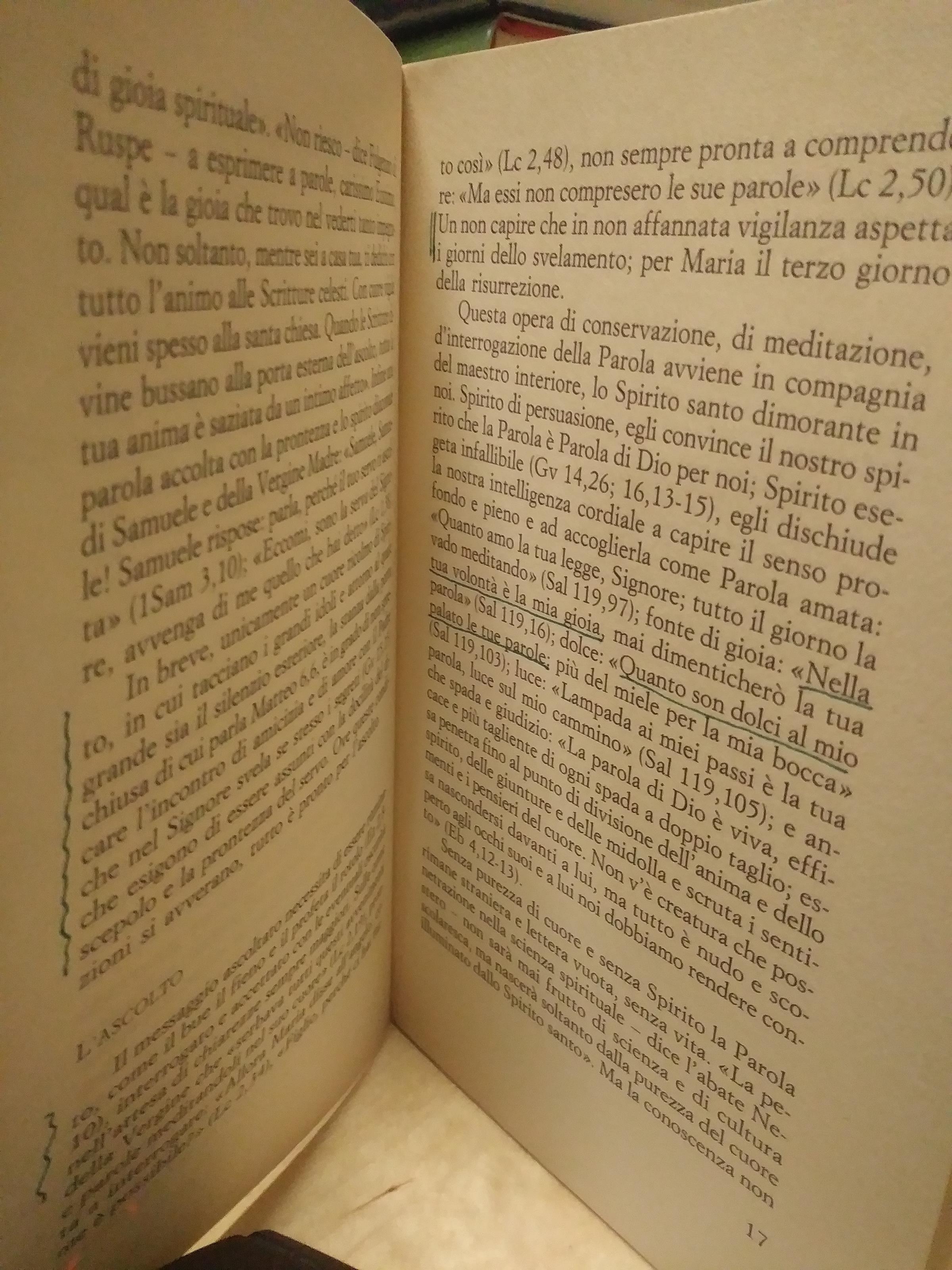 L' esperienza cristiana come cammino spirituale