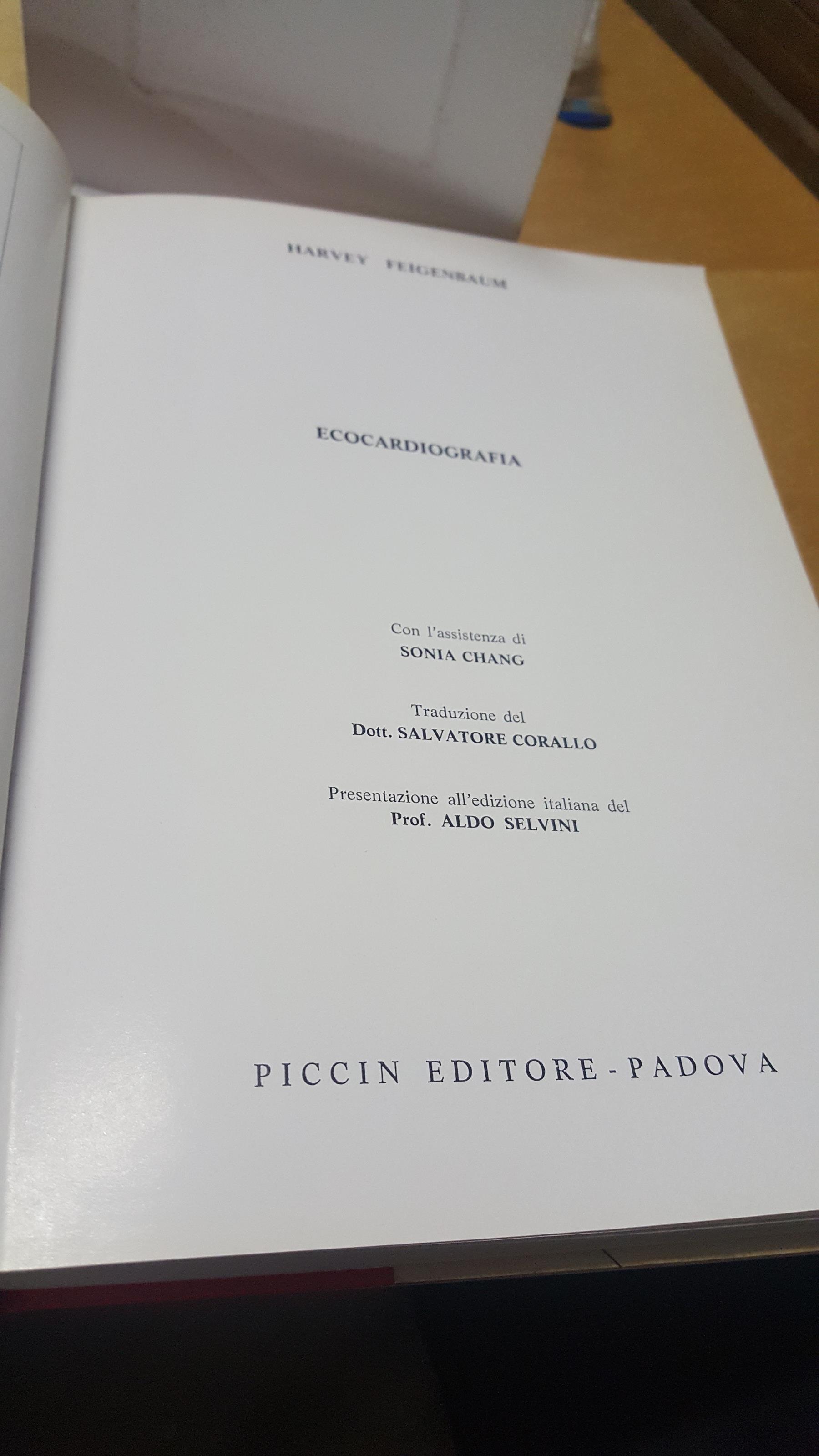 Ecocardiografia feigenbaum piccin editore