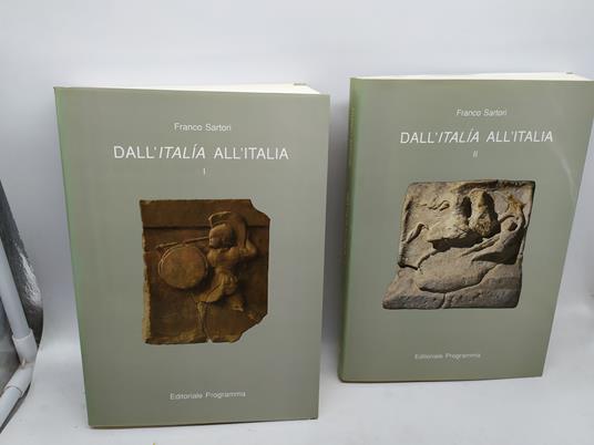 franco sartori dall'italia all'italia 2 volumi editoriale programma - copertina