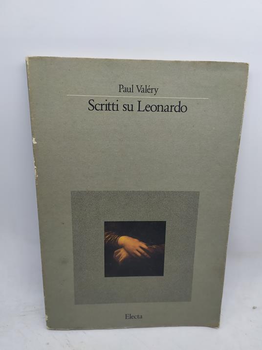 paul valèry scritti su leonardo electa - copertina