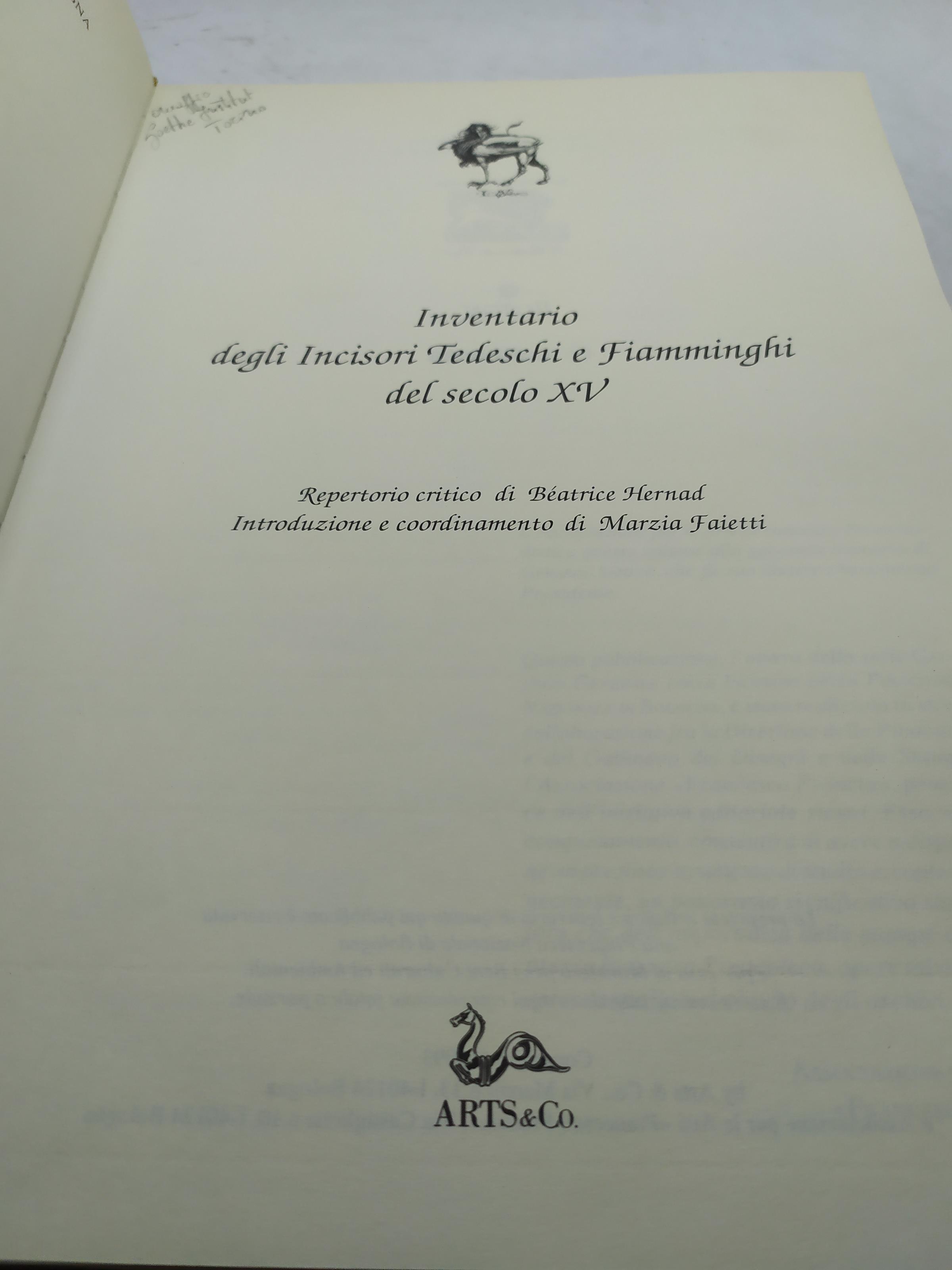 incisioni tedeschi e fiamminghi del secolo XV la collezione pinacoteca nazionale di bologa