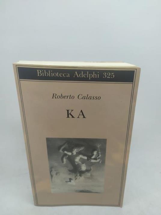 roberto calasso KA biblioteca adelphi 325 - copertina