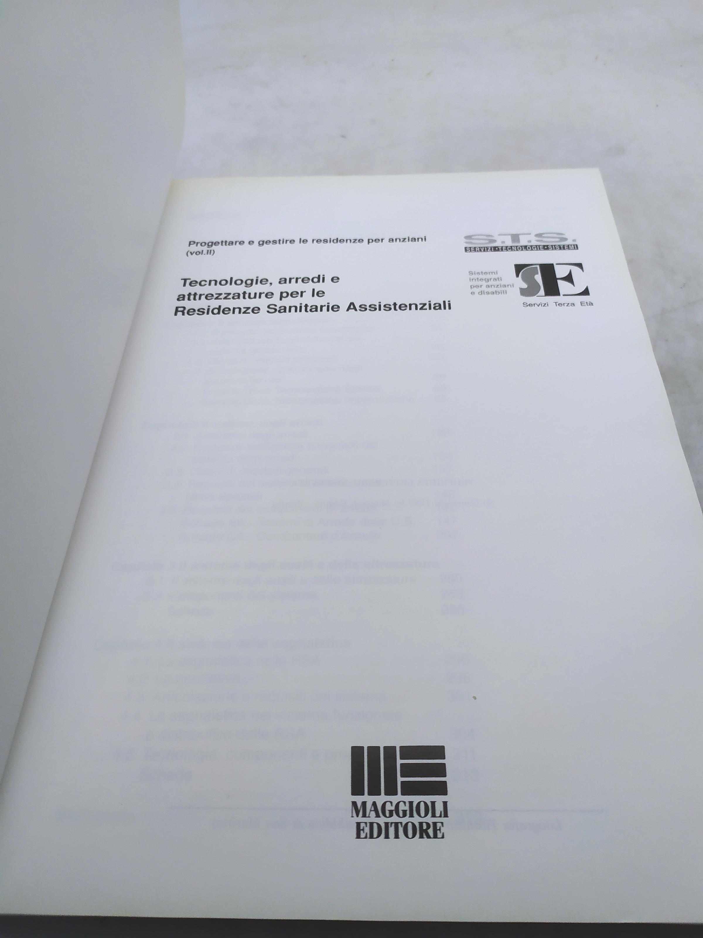 tecnologie arredi e attrezzature per le residenze sanitarie assistenziali