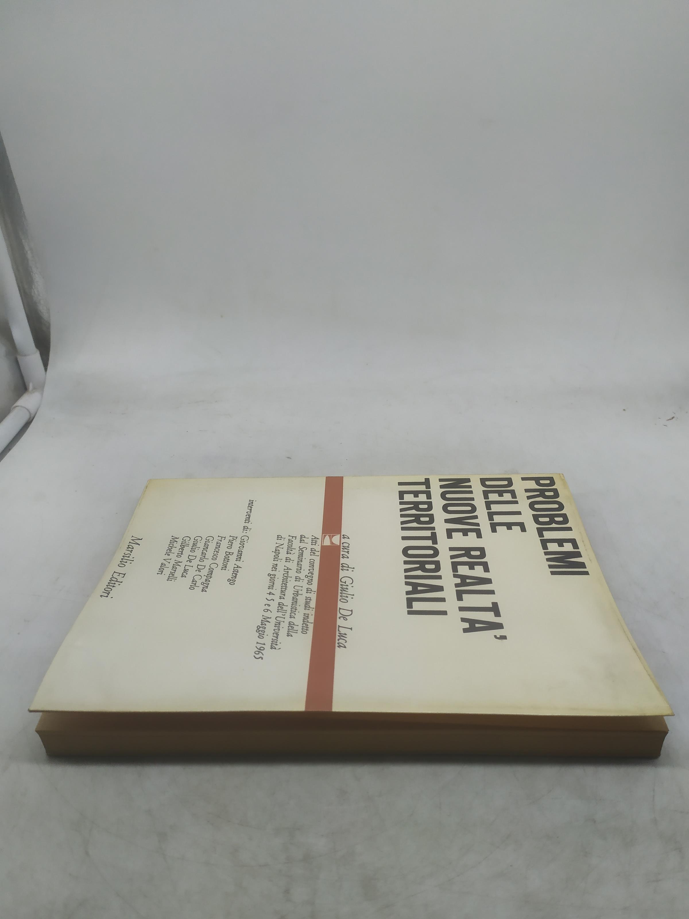problemi delle nuove realtà territoriali marsilio editore
