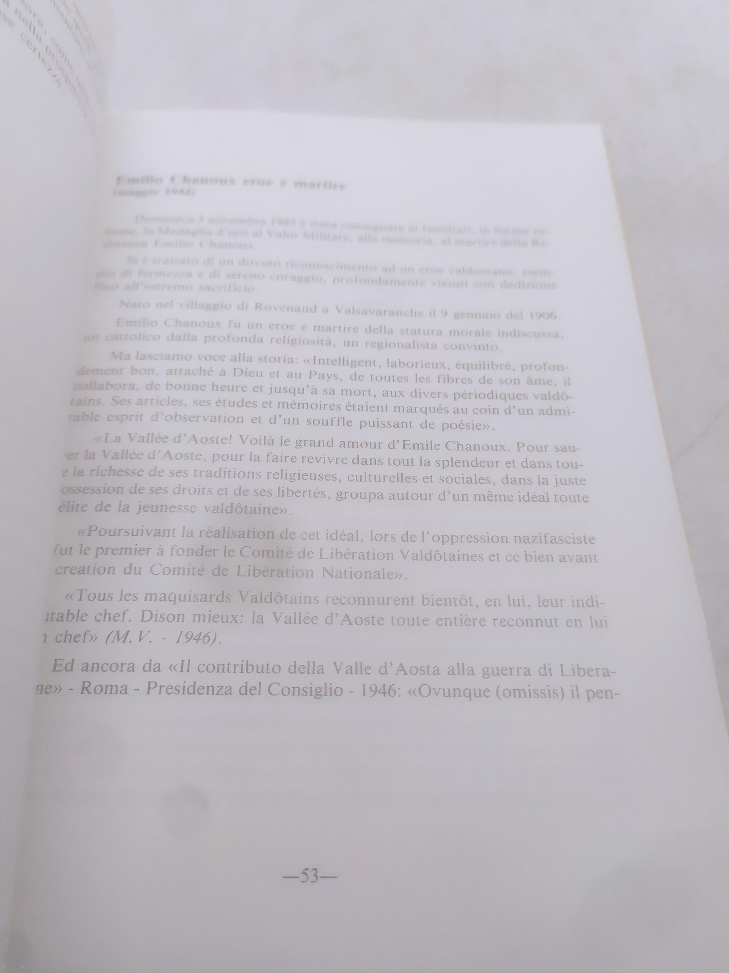 ezio berard resistenza e solidarietà pagine sciolte sulla resistenza in alta valle d'aosta