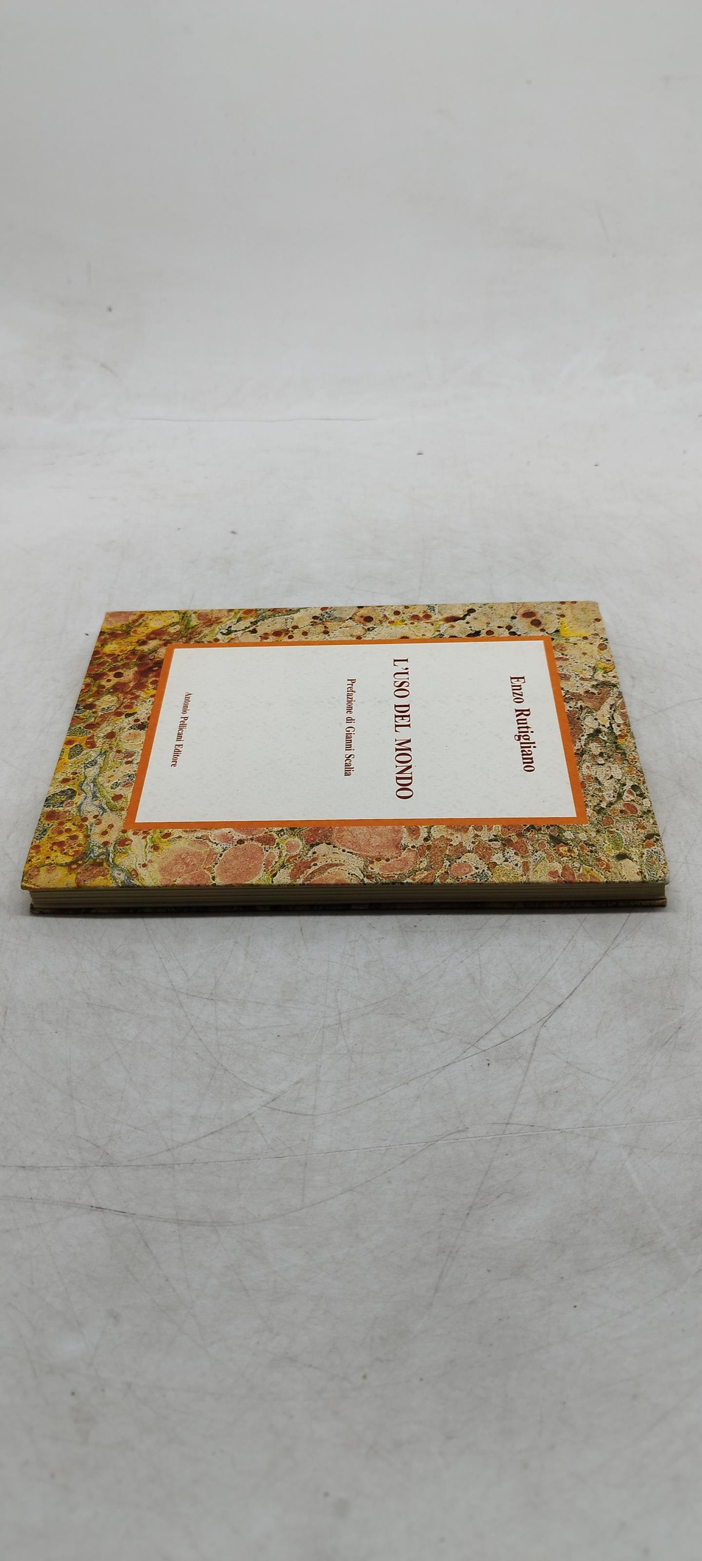 enzo rutigliano l'uso del mondo prefazione di gianni scalia