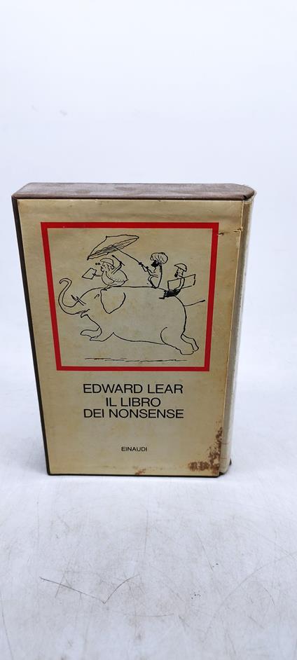 edward lear il libro dei nonsense einaudi 1970 - copertina